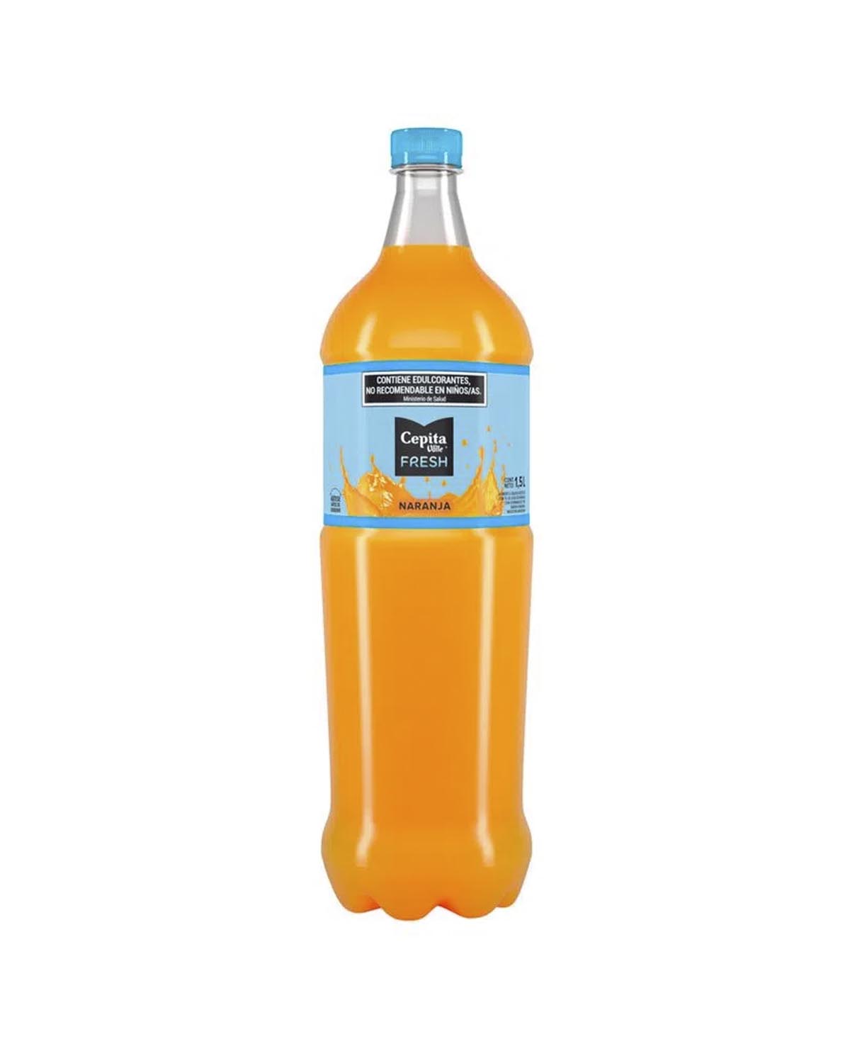 Agua Saborizada Cepita del Valle Fresh Naranja x 1,5 Lt